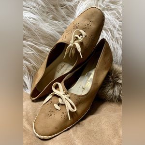 💥 Salvatore Ferragamo Leather Upper Women's Lace Up💥Sz 8-B💥#SR3